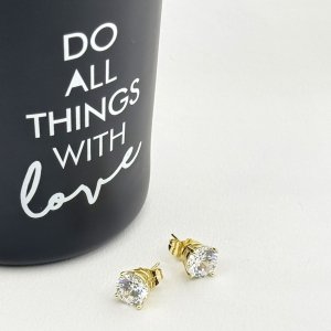 Cercei placati cu aur 18K – CRISSA Cercei placati cu aur 18K – CRISSA