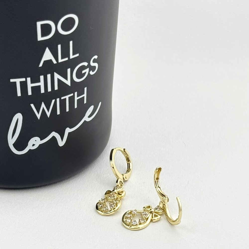 Cercei placati cu aur 18K – CRISSA