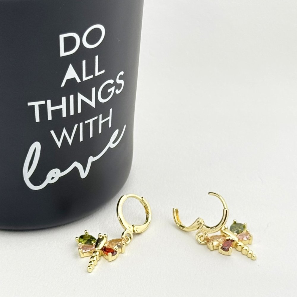 Cercei placati cu aur 18K – CRISSA Cercei placati cu aur 18K – CRISSA