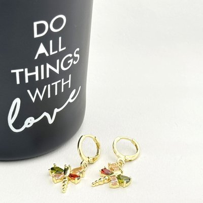 Cercei placati cu aur 18K – CRISSA