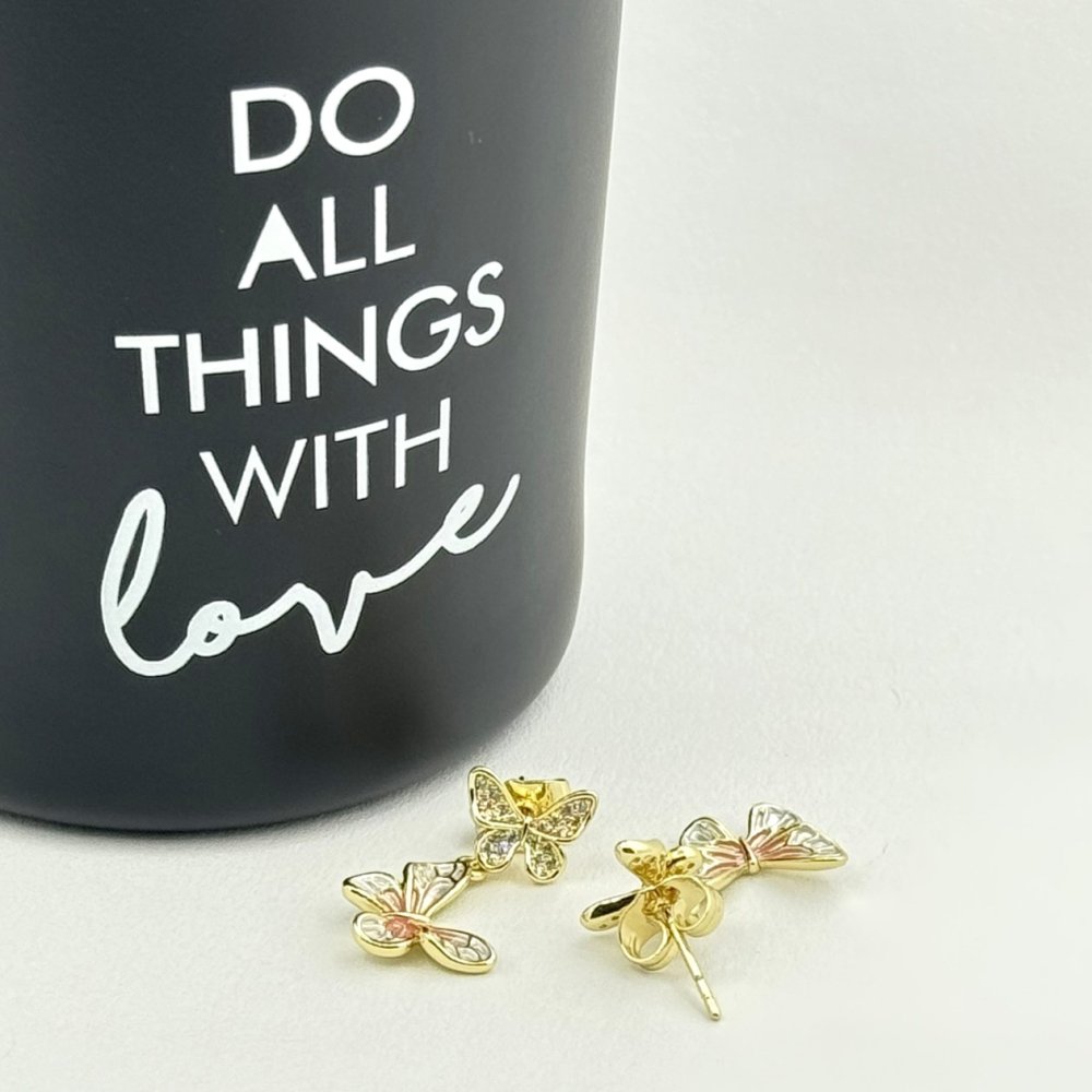 Cercei placati cu aur 18K – CRISSA