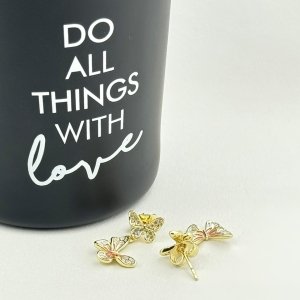 Cercei placati cu aur 18K – CRISSA