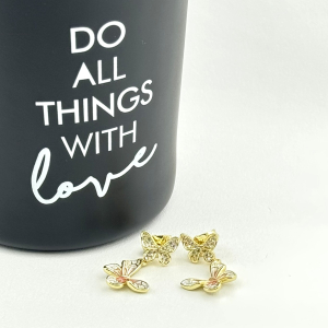 Cercei placati cu aur 18K – CRISSA