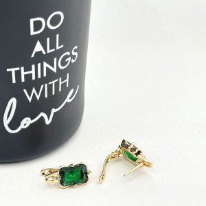 Cercei placati cu aur 18K – CRISSA