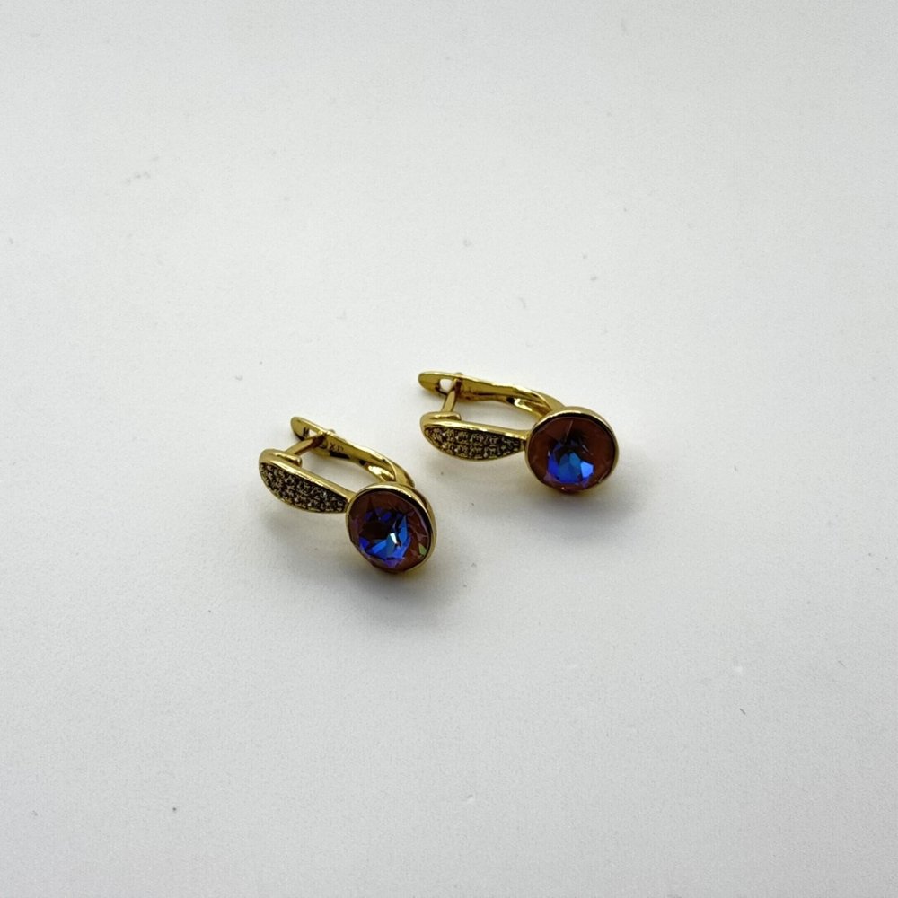 Cercei placati aur 18k eleganti Cercei placati aur 18k eleganti
