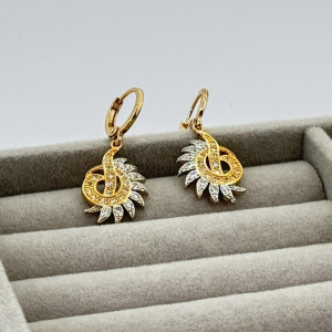 Cercei placati aur 18k eleganti