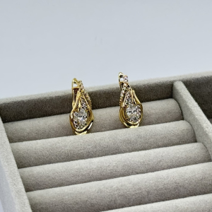 Cercei placati aur 18k eleganti