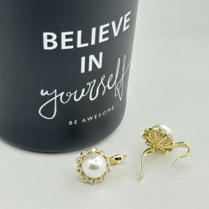 Cercei placati cu aur 18K – CRISSA Cercei placati cu aur 18K – CRISSA