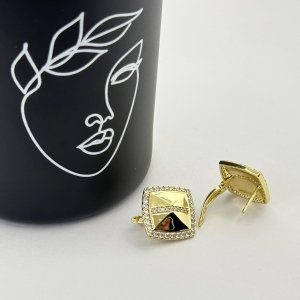 Cercei placati aur 18k galben