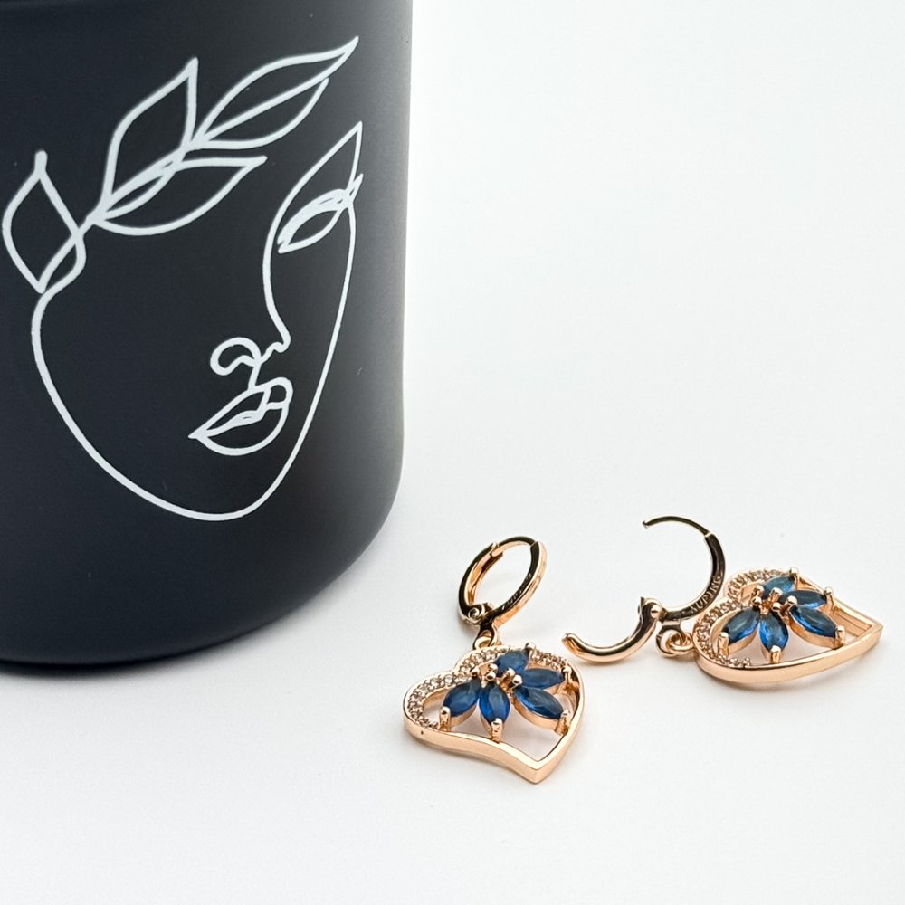 Cercei placati cu aur 18K – CRISSA Cercei placati cu aur 18K – CRISSA