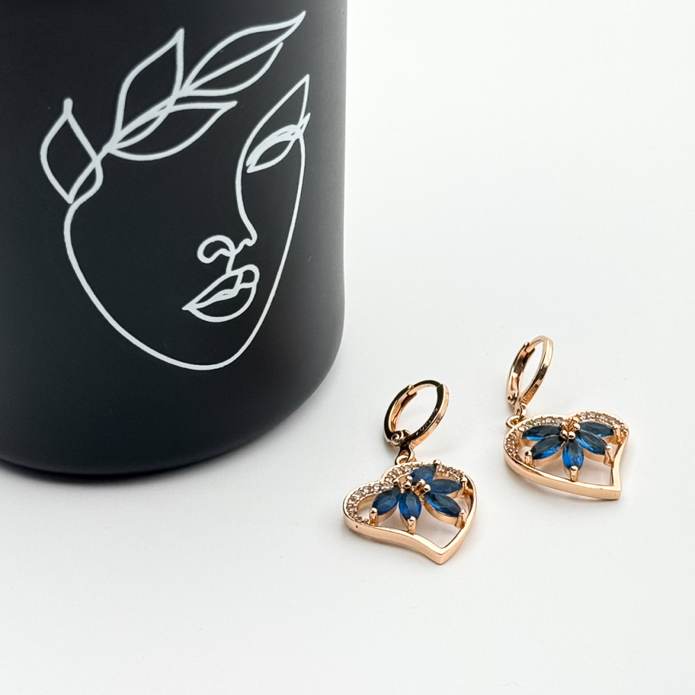 Cercei placati cu aur 18K – CRISSA Cercei placati cu aur 18K – CRISSA