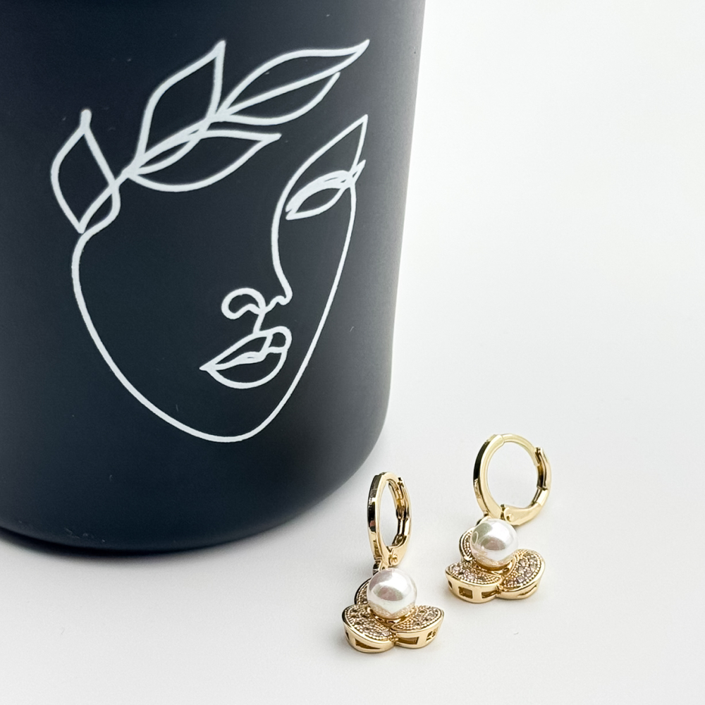 Cercei placati cu aur 18K – CRISSA