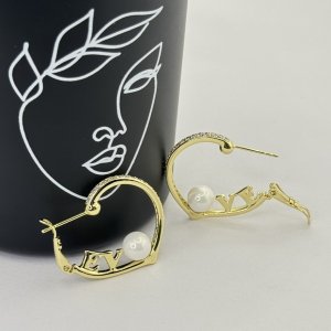 Cercei placati aur 18k Love