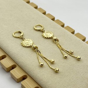 Cercei placati aur 18k lungi Cercei placati aur 18k lungi