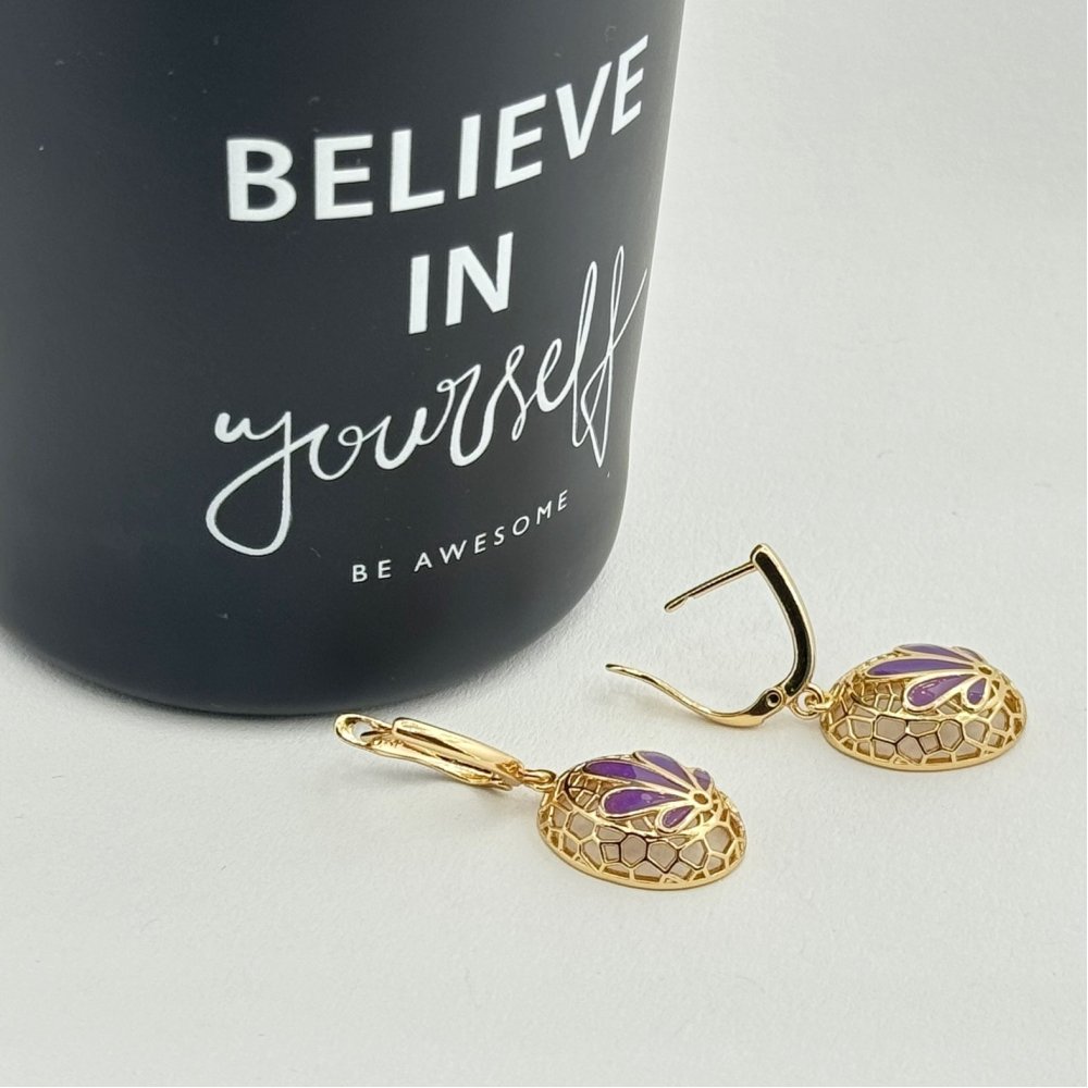 Cercei placati cu aur 18K – CRISSA