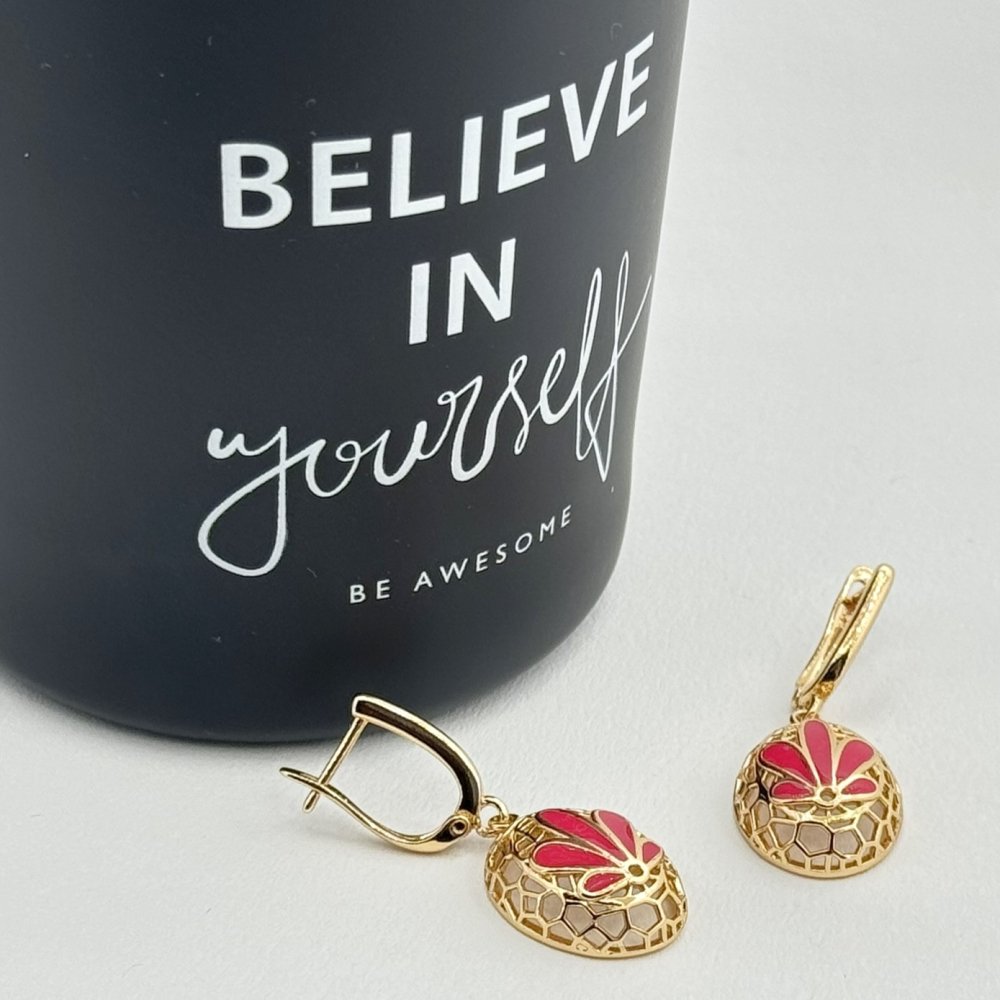 Cercei placati cu aur 18K – CRISSA