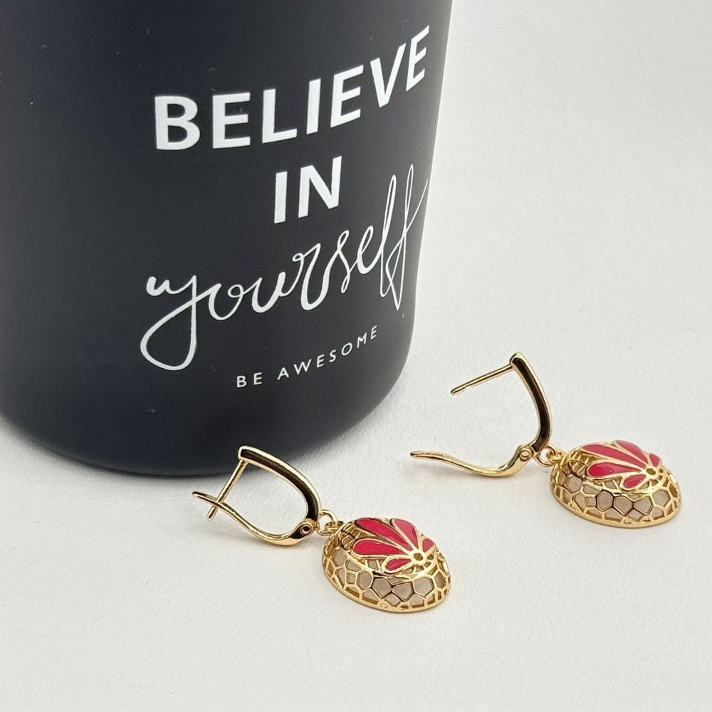 Cercei placati cu aur 18K – CRISSA