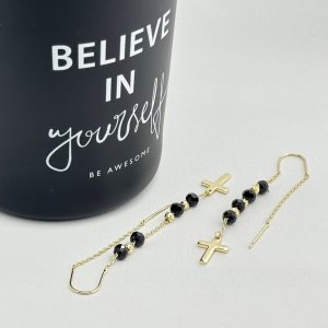 Cercei placati cu aur 18K – CRISSA