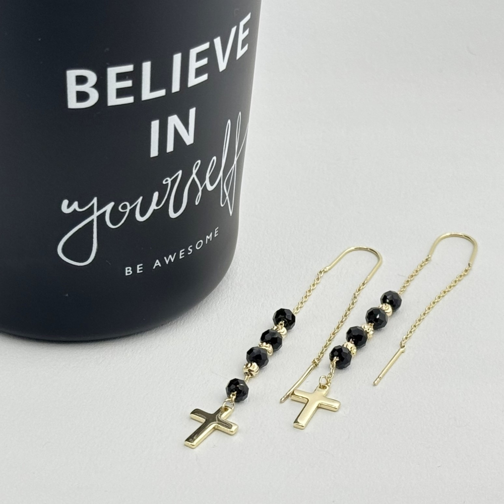 Cercei placati cu aur 18K – CRISSA