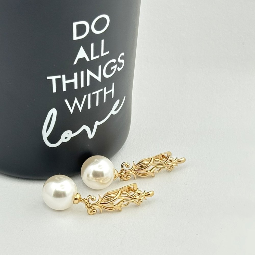 Cercei placati cu aur 18K – CRISSA