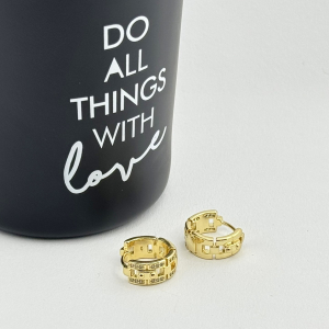 Cercei placati cu aur 18K – CRISSA