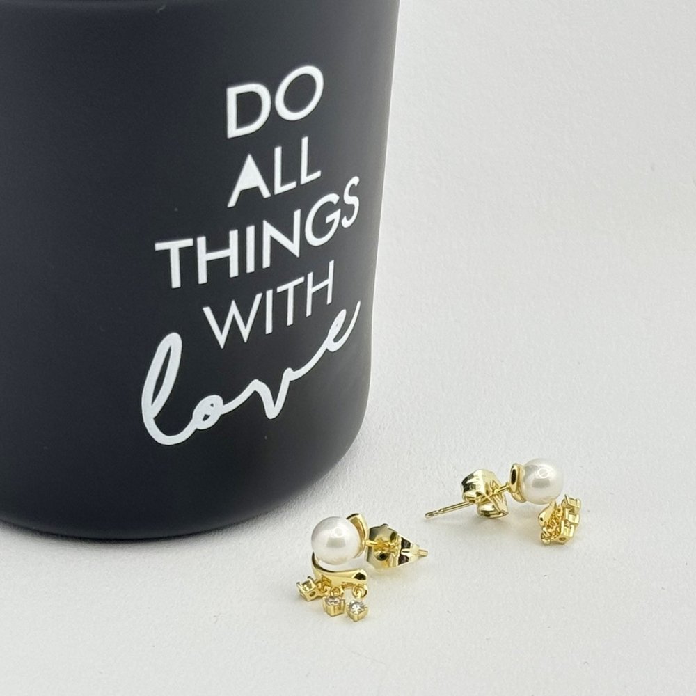 Cercei placati cu aur 18K – CRISSA