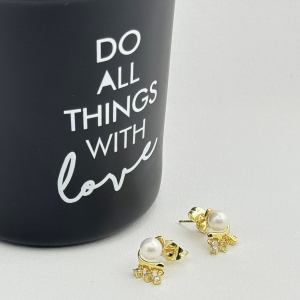 Cercei placati cu aur 18K – CRISSA