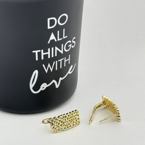 Cercei placati cu aur 18K – CRISSA