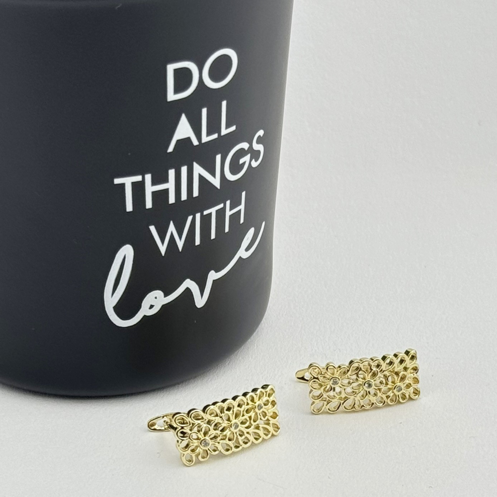 Cercei placati cu aur 18K – CRISSA