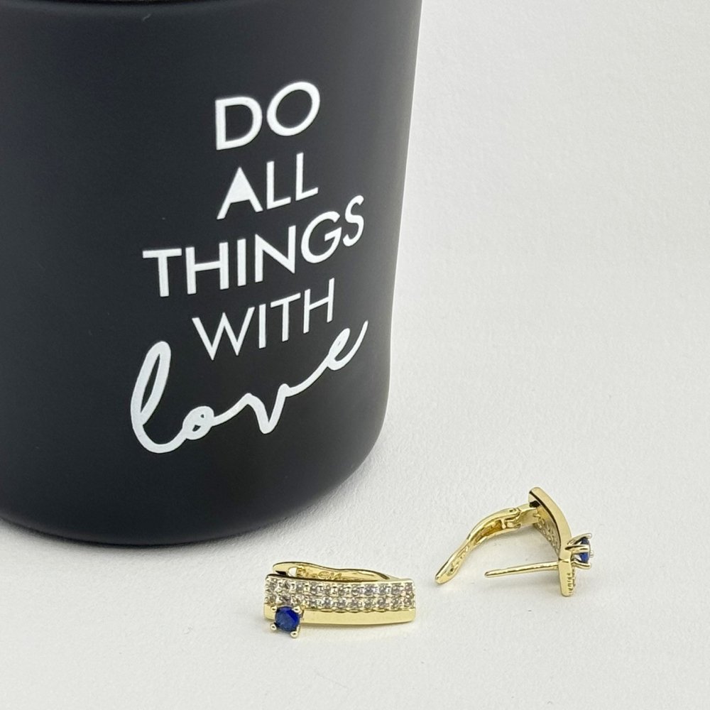 Cercei placati cu aur 18K – CRISSA