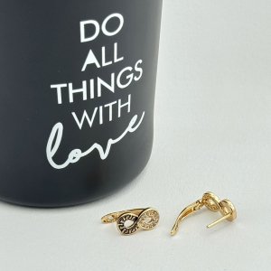 Cercei placati cu aur 18K – CRISSA