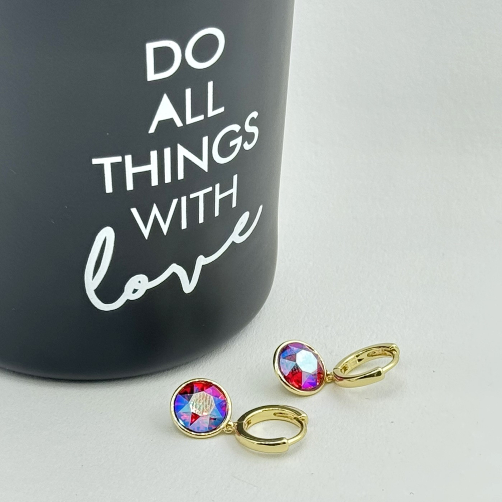 Cercei placati cu aur 18K – CRISSA