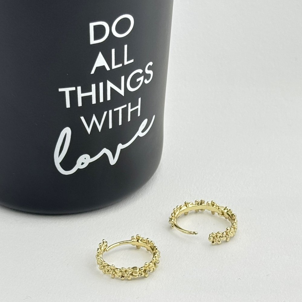 Cercei placati cu aur 18K – CRISSA