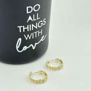 Cercei placati cu aur 18K – CRISSA