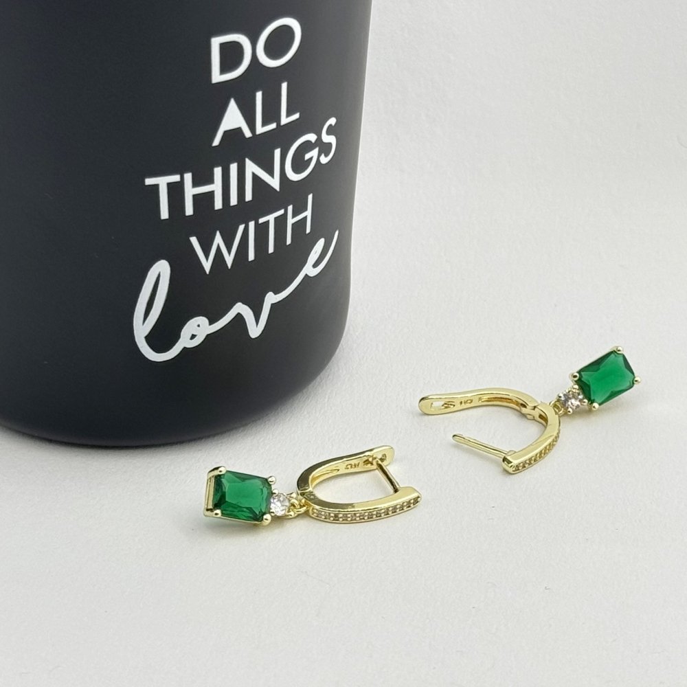 Cercei placati cu aur 18K – CRISSA