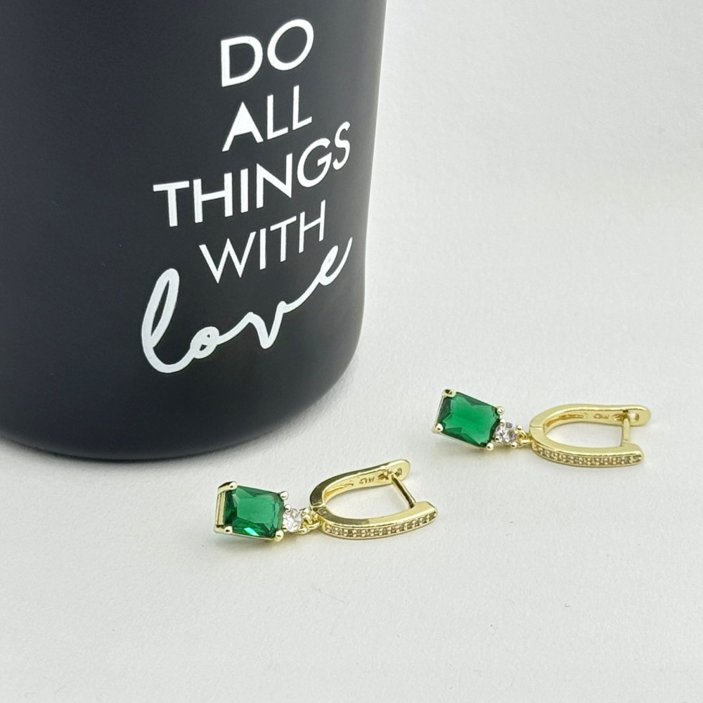 Cercei placati cu aur 18K – CRISSA