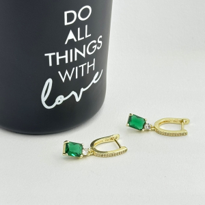 Cercei placati cu aur 18K – CRISSA