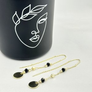 Cercei placati cu aur 18K – CRISSA Cercei placati cu aur 18K – CRISSA