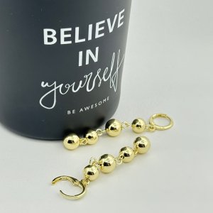 Cercei placati cu aur 18K – CRISSA