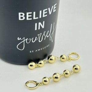 Cercei placati cu aur 18K – CRISSA