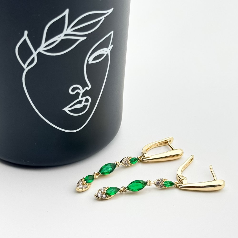 Cercei placati cu aur 18K – CRISSA