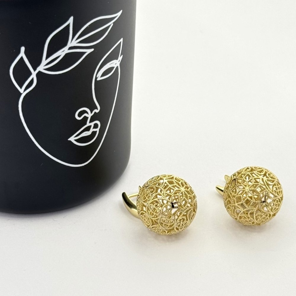 Cercei placati aur 18k lungi si eleganti Cercei placati aur 18k lungi si eleganti