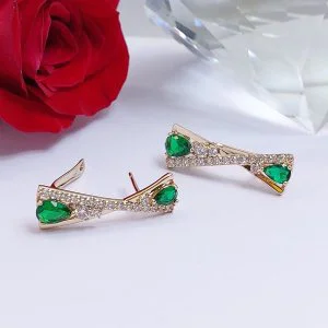 Cercei placati aur 18k mari