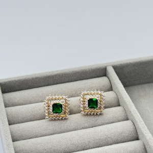 Cercei placati aur 18k mari