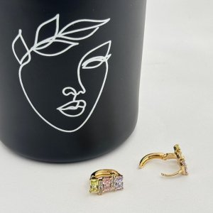 Cercei placati aur 18k mici