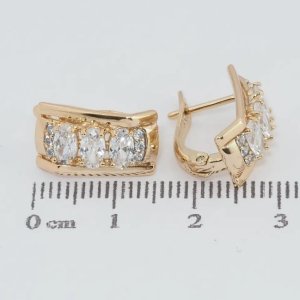Cercei placati aur 18k model clasic