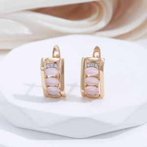 Cercei placati aur 18k model clasic