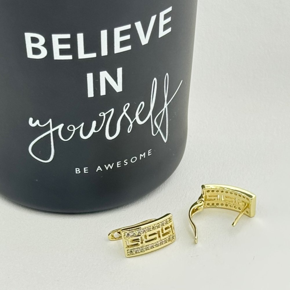 Cercei placati cu aur 18K – CRISSA