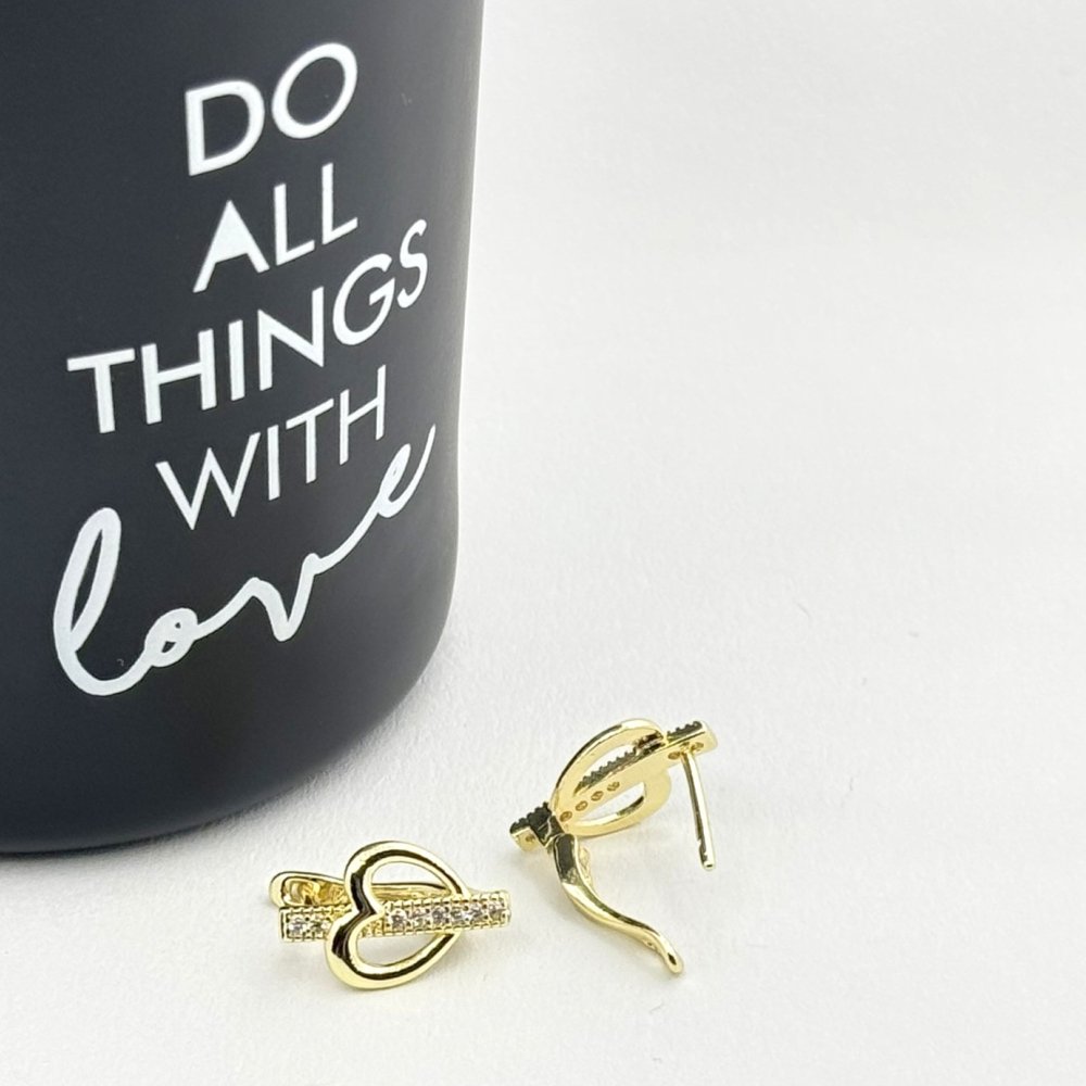 Cercei placati cu aur 18K – CRISSA Cercei placati cu aur 18K – CRISSA