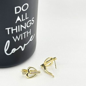 Cercei placati cu aur 18K – CRISSA Cercei placati cu aur 18K – CRISSA